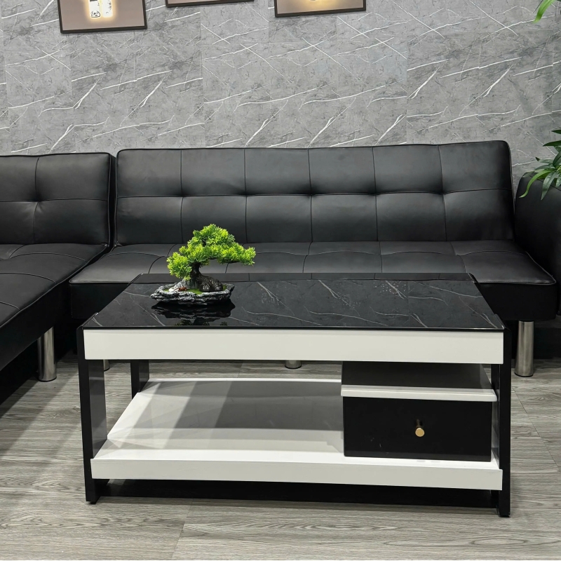 Bàn Trà Sofa Mặt Đá Có Hộc Kéo Hiện Đại - BT28