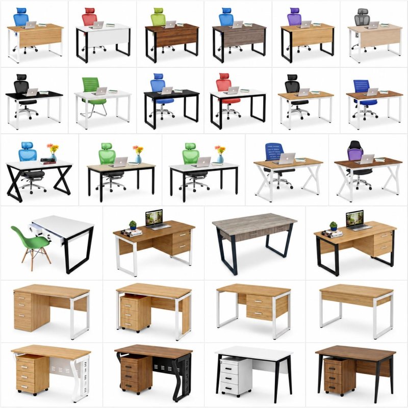 Bàn Làm Việc Chân Sắt Đen Độc Lập, Thiết Kế Hiện Đại, Gọn Đẹp Cho Văn Phòng - BLV132
