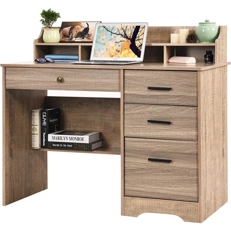 Bàn Văn Phòng Kèm Hộc Tủ Để Đồ - BG31