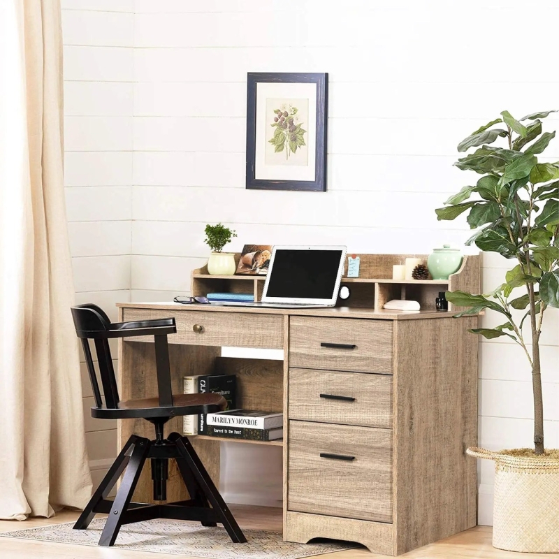 Bàn Văn Phòng Kèm Hộc Tủ Để Đồ - BG31