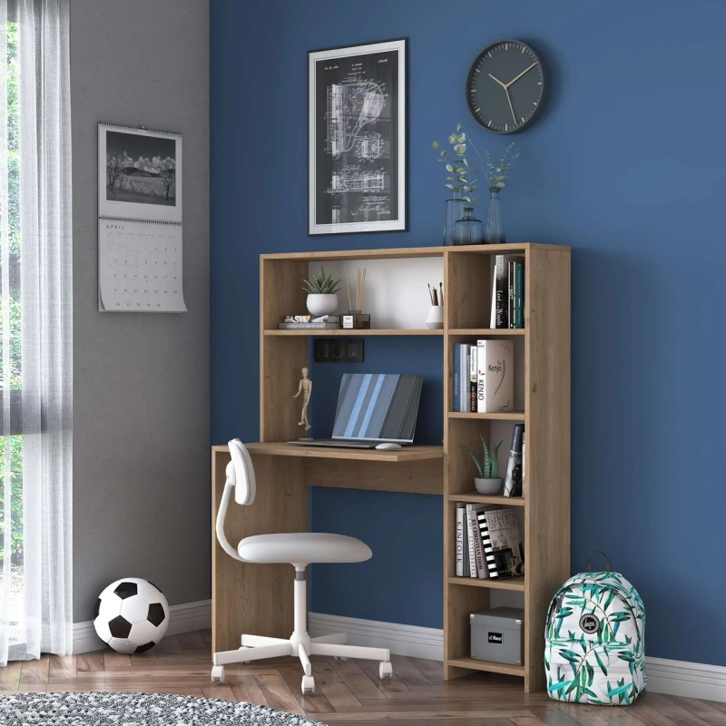 Bàn Làm Việc Kệ Gỗ MDF - BG22