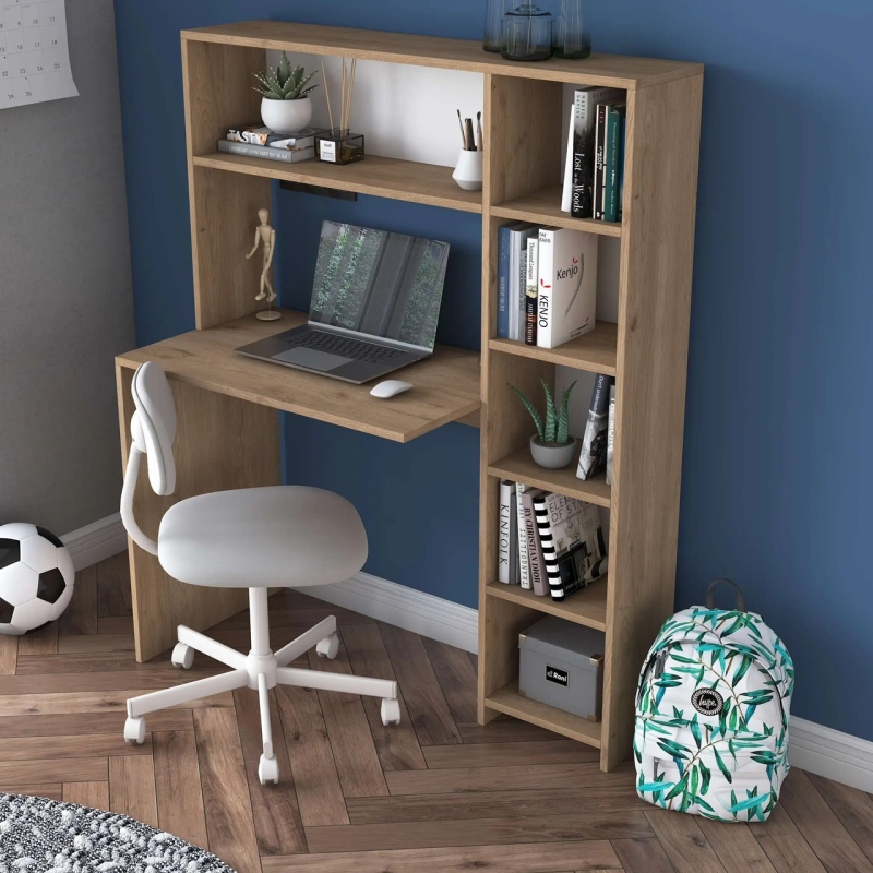 Bàn Làm Việc Kệ Gỗ MDF - BG22