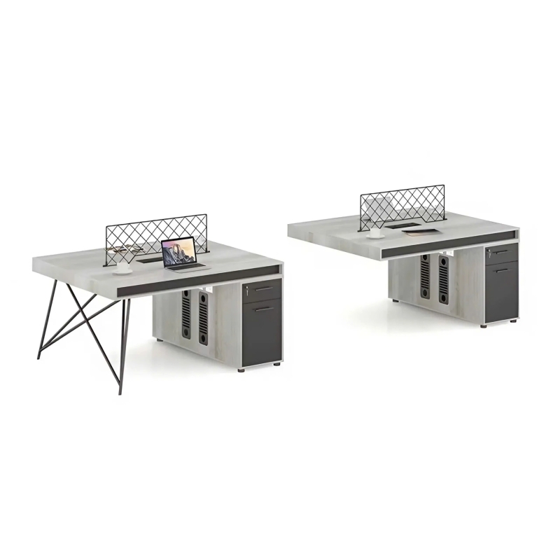 Cụm Bàn Làm Việc 2 Người Chân Sắt Đẹp - BC62