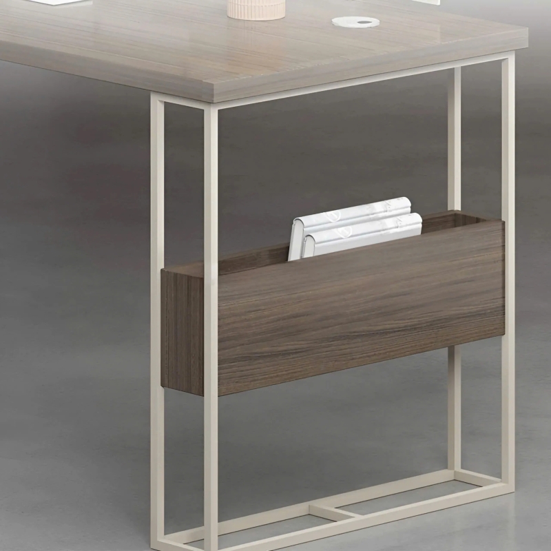  Cụm Bàn Làm Việc 2 Chỗ Ngồi Kèm Kệ Tích Hợp Sang Trọng - BC112