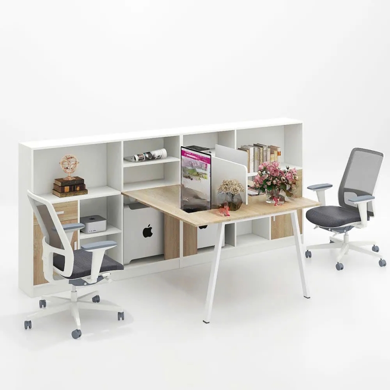 Cụm Bàn Làm Việc 2 Người Phá Cách Sang Trọng - BC126