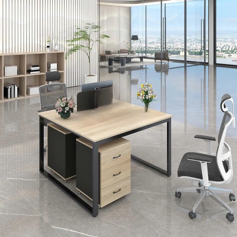 Cụm Bàn Làm Việc 2 Người Phong Cách Tối Giản - BC111