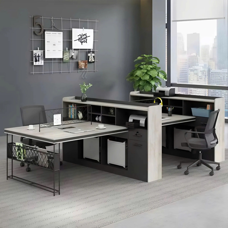 Cụm Bàn Làm Việc 4 Chỗ Thiết Kế Chuyên Nghiệp - BC68