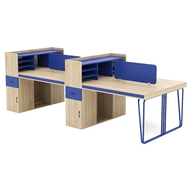  Cụm Bàn Làm Việc 4 Người Phối Màu Độc Lạ Cho Văn Phòng Trẻ - BC140