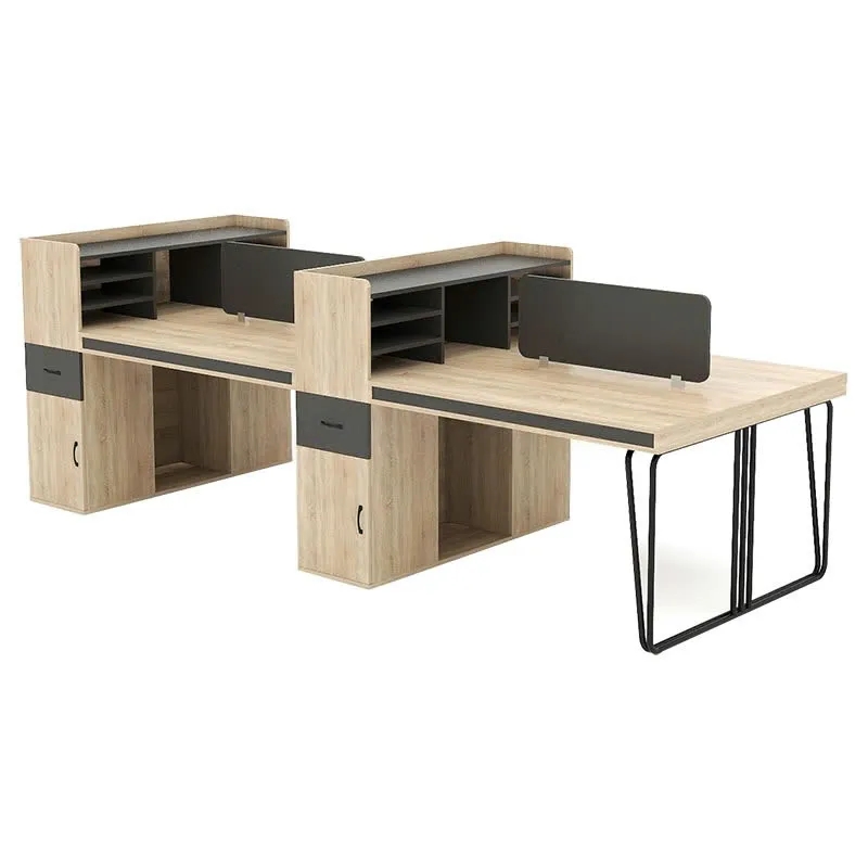  Cụm Bàn Làm Việc 4 Người Phối Màu Độc Lạ Cho Văn Phòng Trẻ - BC140