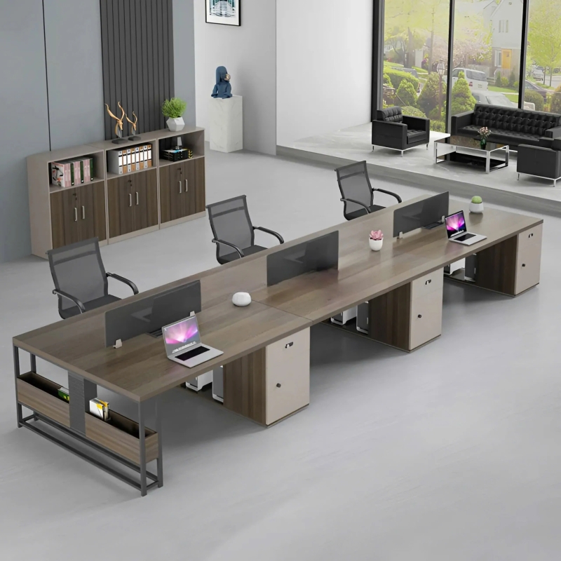 Cụm Bàn Làm Việc 6 Chỗ Đa Chức Năng Cho Nhóm Nhân Viên Hiện Đại - BC113