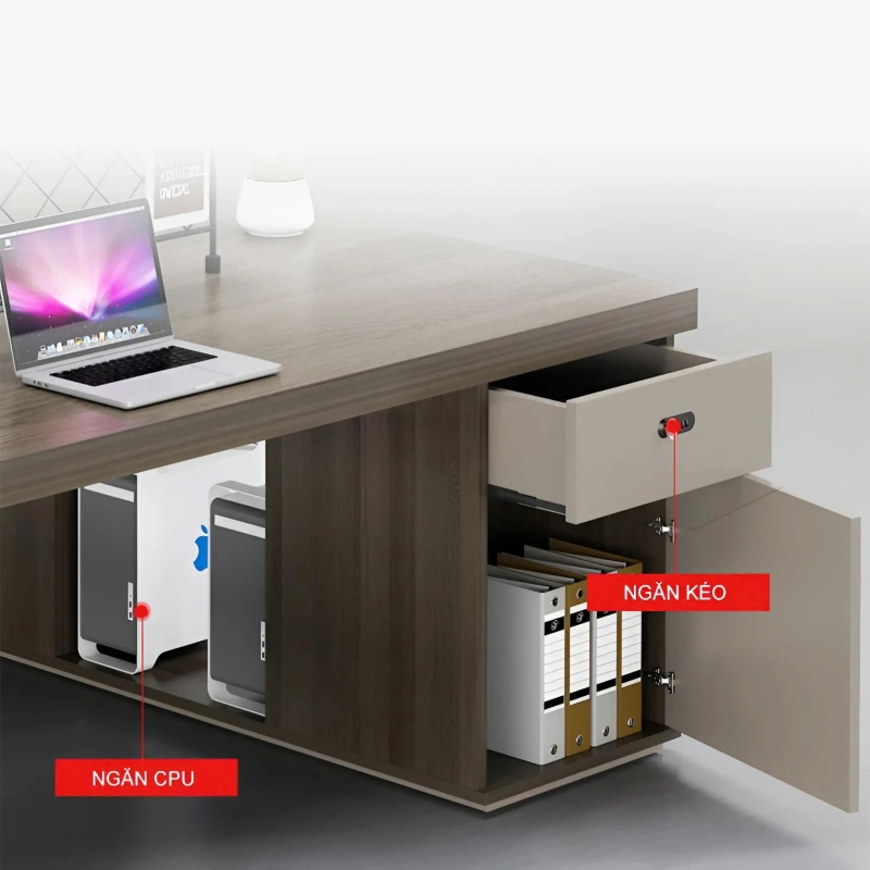 Cụm Bàn Làm Việc 8 Người Thiết Kế Đơn Giản Mà Đẹp - BC106