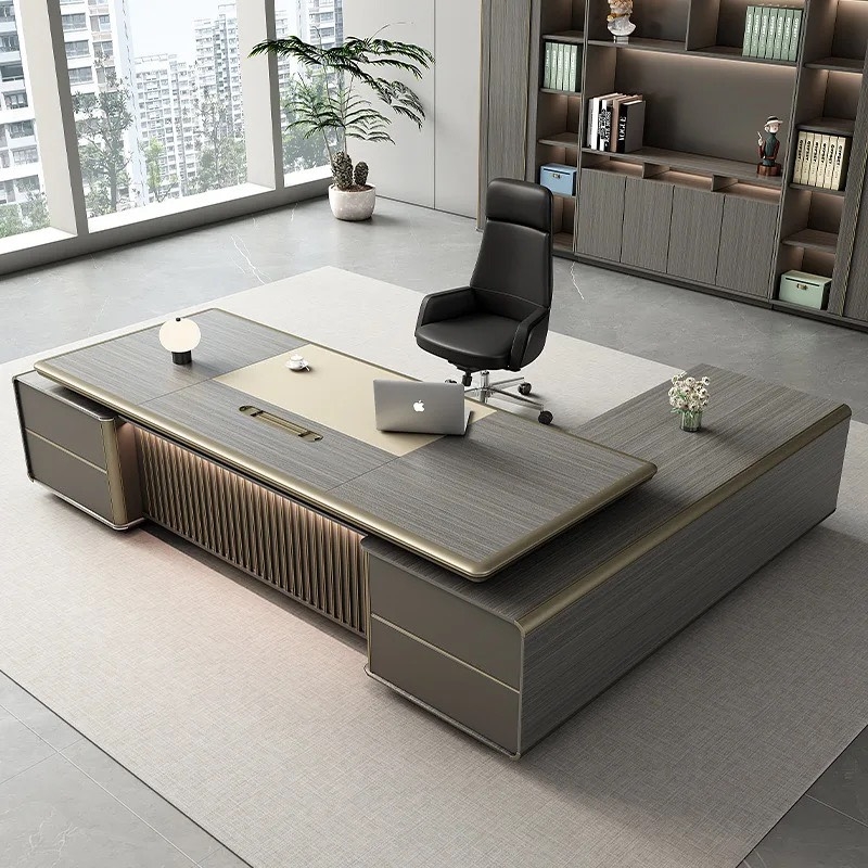 Bàn Giám Đốc Chữ L 2 Hộc - BGĐ27