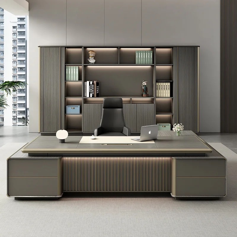 Bàn Giám Đốc Chữ L 2 Hộc - BGĐ27