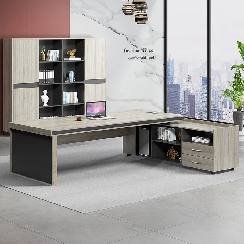 Bàn Giám Đốc Sang Trọng Góc L Đẹp - BGĐ40
