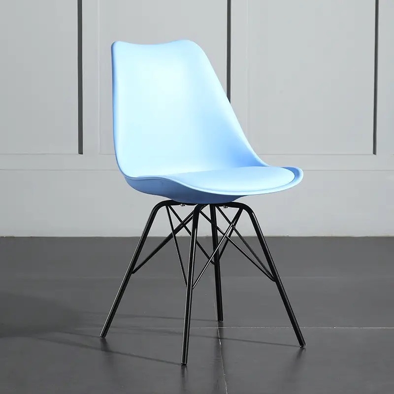 Ghế Cafe Tiếp Khách Eames Nệm Chân Sắt - CF7