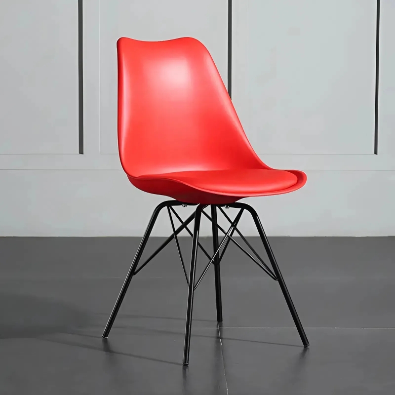 Ghế Cafe Tiếp Khách Eames Nệm Chân Sắt - CF7