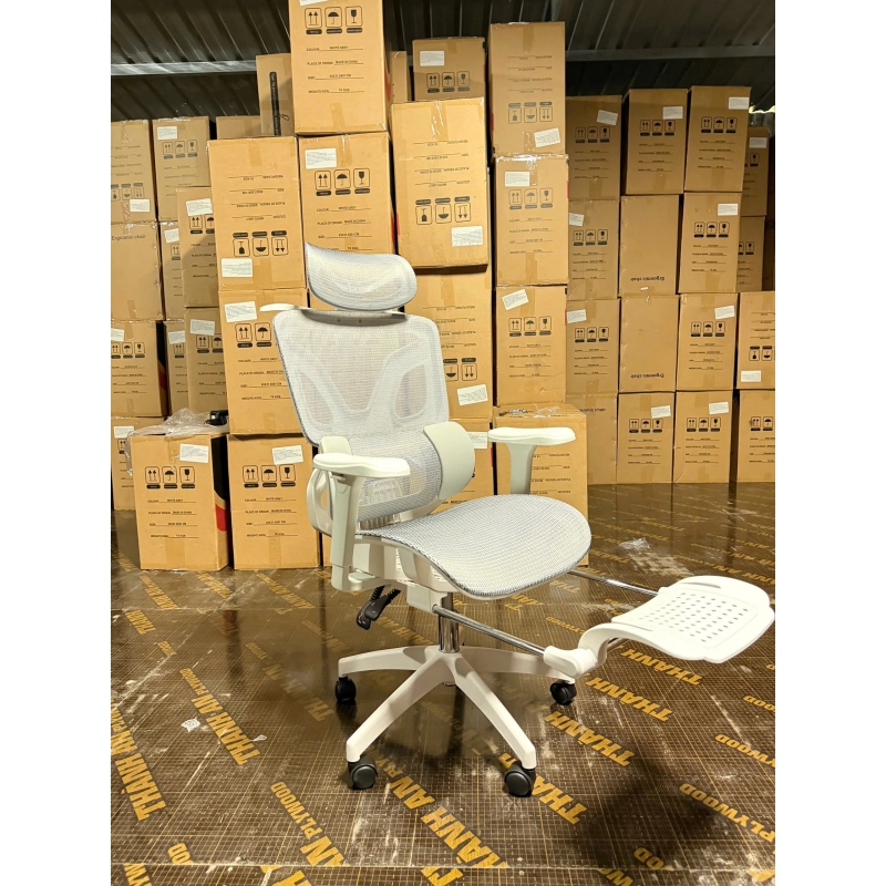 Ghế Công Thái Học Có Tựa Đầu Hỗ Trợ Cột Sống - GX73