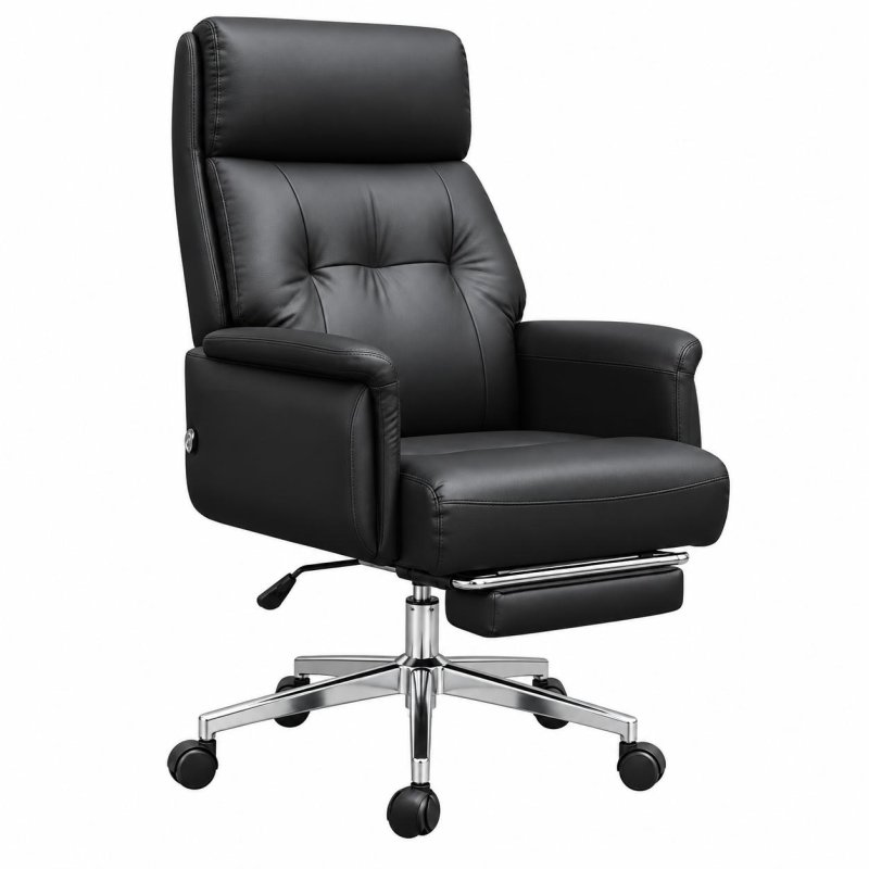 Ghế Giám Đốc Bọc Da Có Gác Chân Sang Trọng Và Tiện Nghi - GGD82