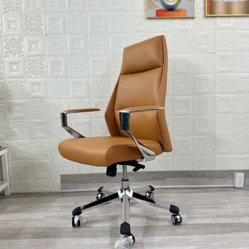 Ghế Giám Đốc Bọc Da Chân Xoay Bền Bỉ - GGĐ2