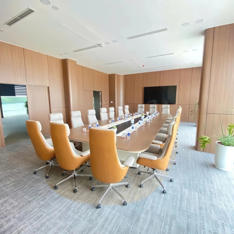 Ghế Giám Đốc Bọc Da Ốp Gỗ Sang Trọng - GGĐ10