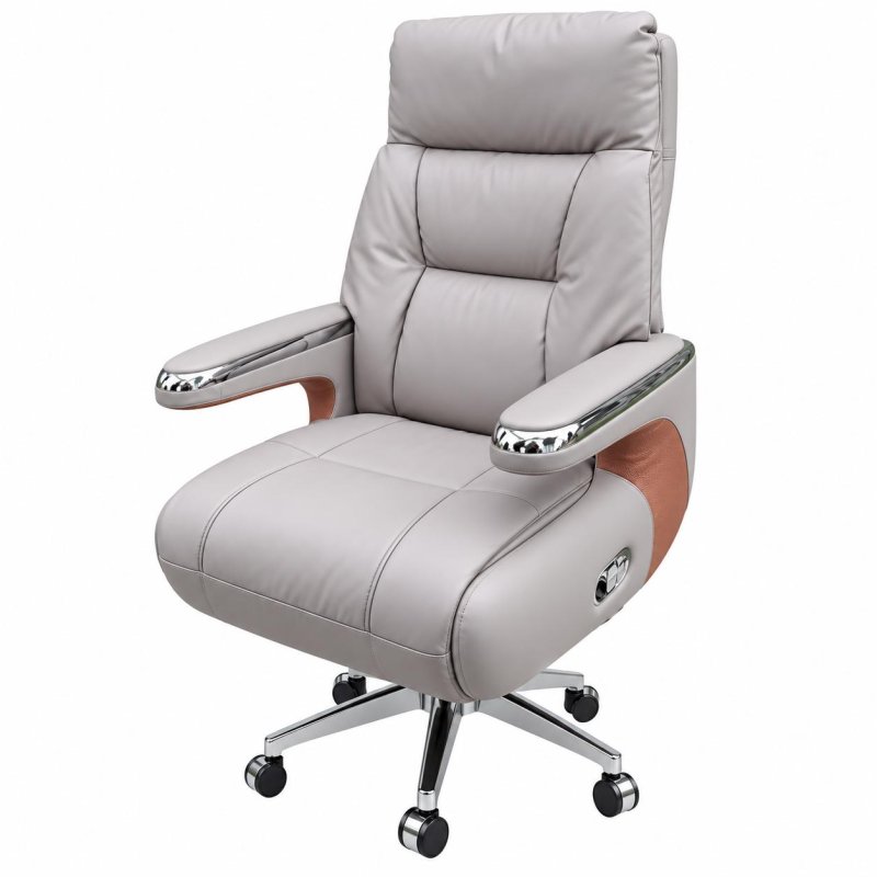 Ghế Giám Đốc Da PU Ngả Điện Có Massage Sang Trọng Hiện Đại - GGD85