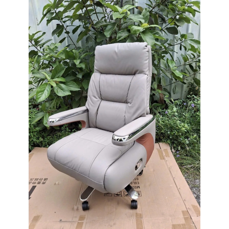 Ghế Giám Đốc Da PU Ngả Điện Có Massage Sang Trọng Hiện Đại - GGD85