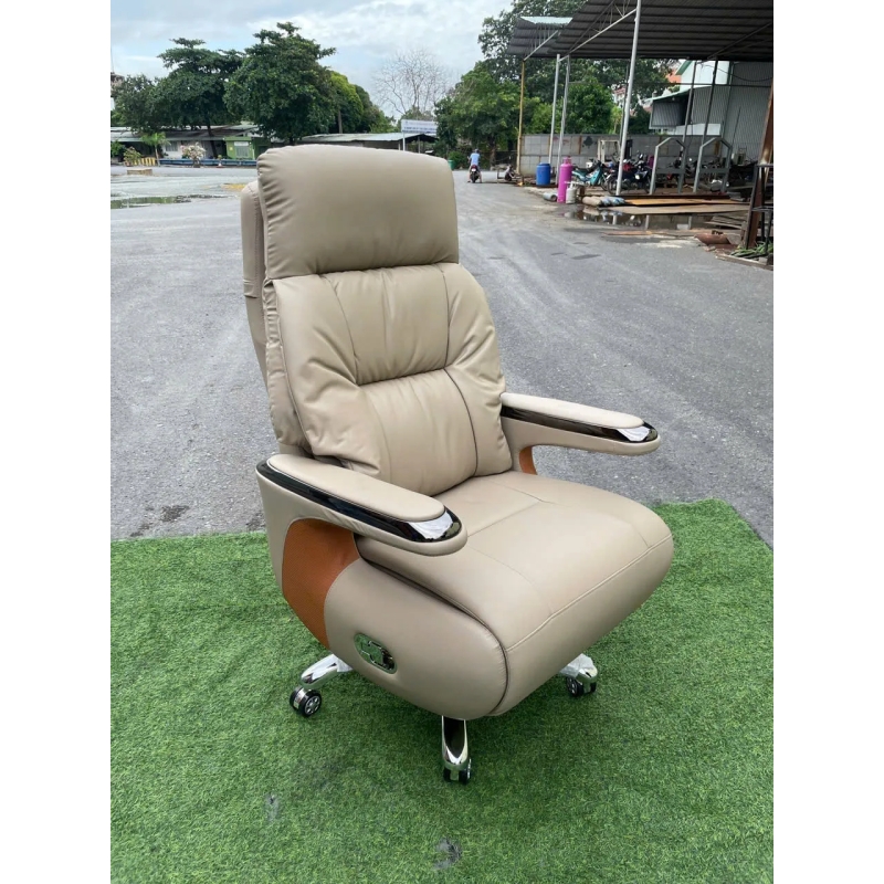 Ghế Giám Đốc Da PU Ngả Điện Có Massage Sang Trọng Hiện Đại - GGD85