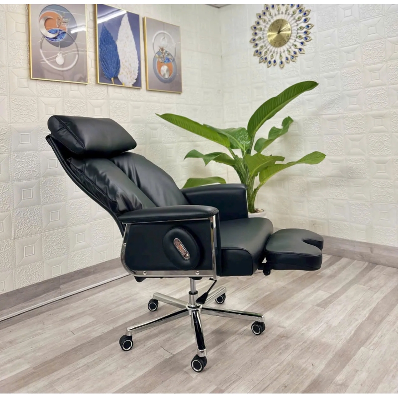 Ghế Giám Đốc Đệm Mút Có Gác Chân Dạng Chữ U - GGD48