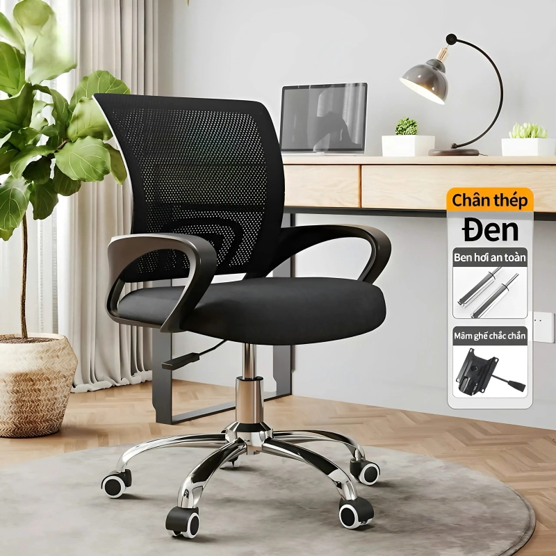 Ghế Xoay Văn Phòng Xoay Tròn Nâng Hạ - GX2