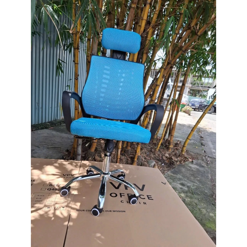 Ghế Văn Phòng Lưng Lưới Màu Xanh Mát Mẻ - GX99