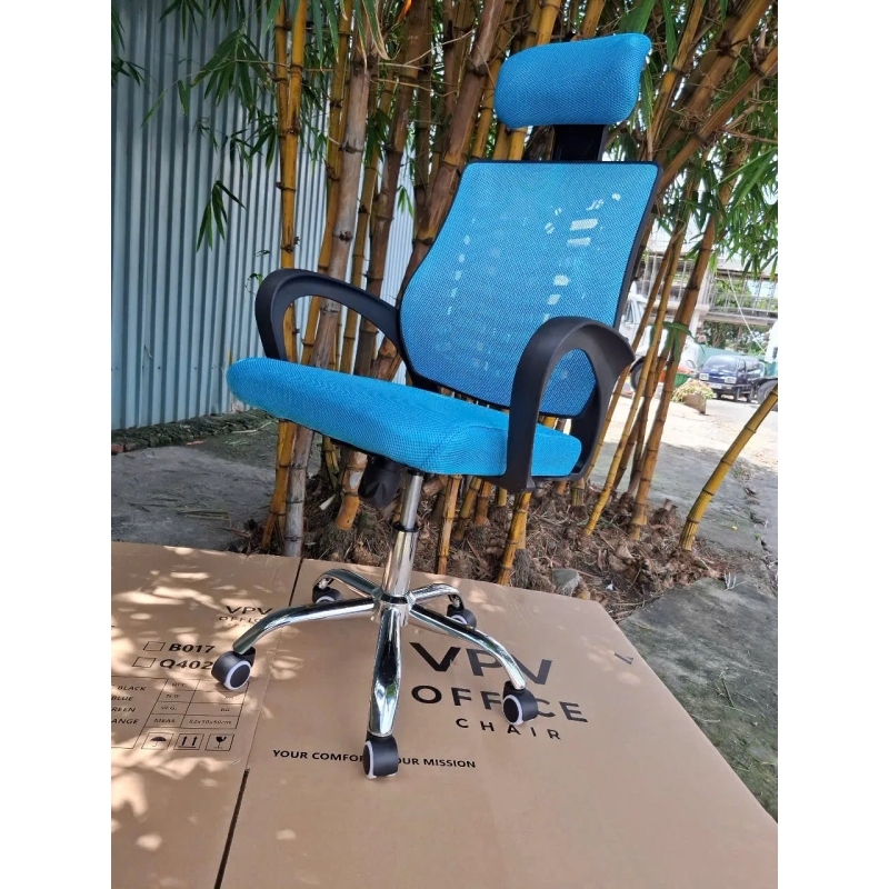 Ghế Văn Phòng Lưng Lưới Màu Xanh Mát Mẻ - GX99