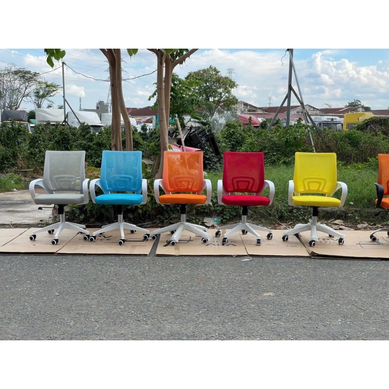 Ghế Xoay Văn Phòng Chân Nhựa Cao Cấp Thiết Kế Hiện Đại - GX106