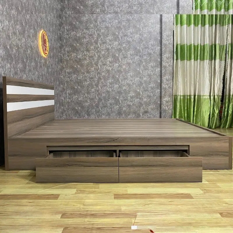 Giường Ngủ Gỗ Đơn Giản Tối Ưu Không Gian - GN28