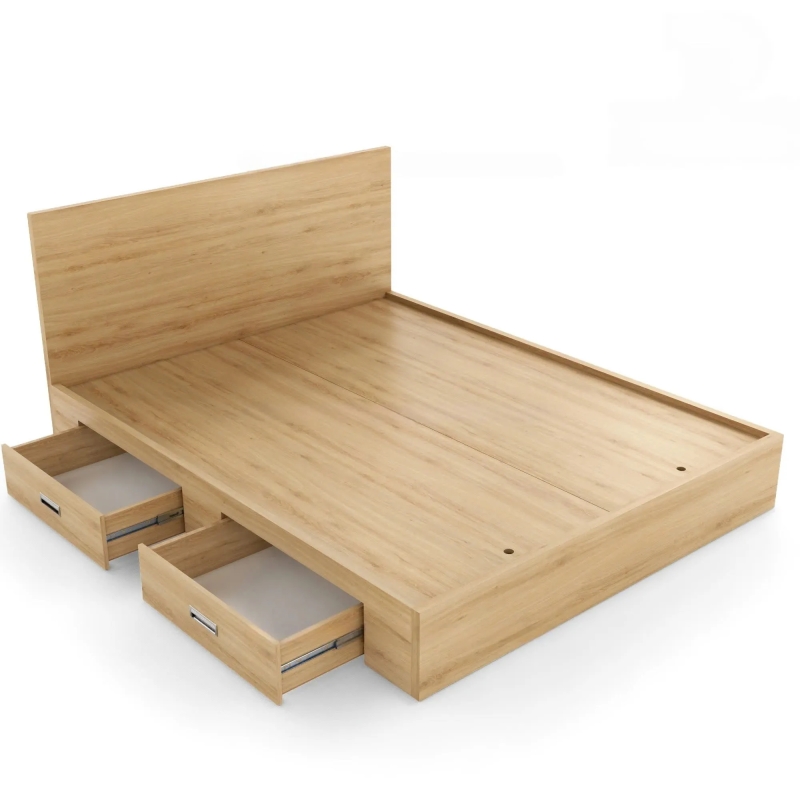 Giường Ngủ Gỗ Không Kệ Thanh Lịch - GN27
