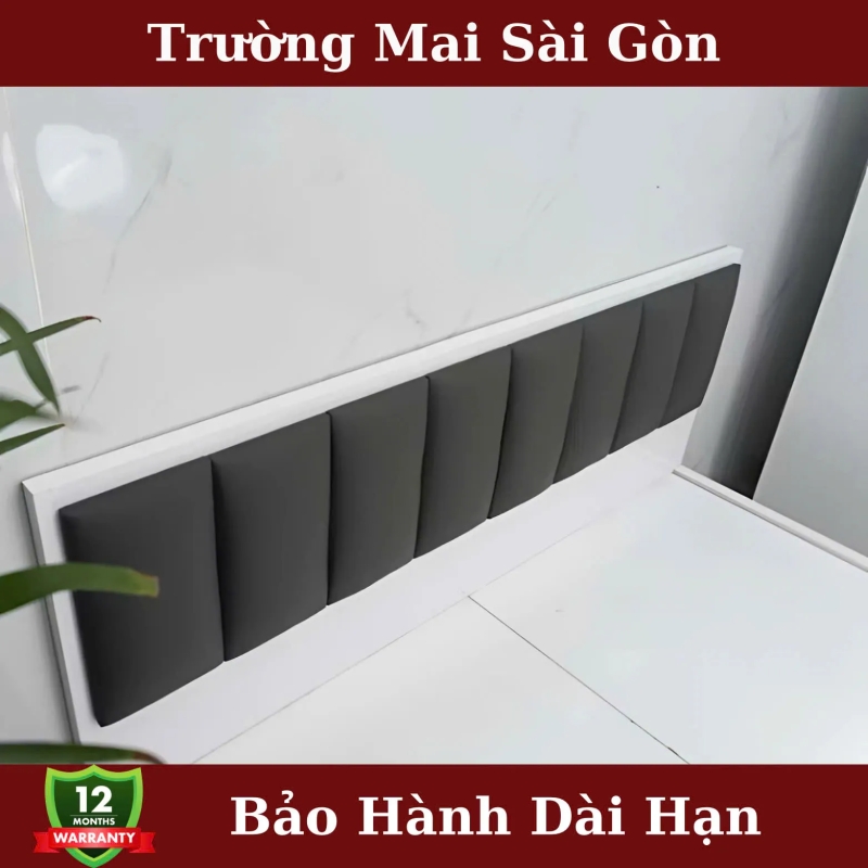 Giường Ngủ Gỗ MDF Có Hộc Kéo Chứa Đồ Tiện Lợi - GN19