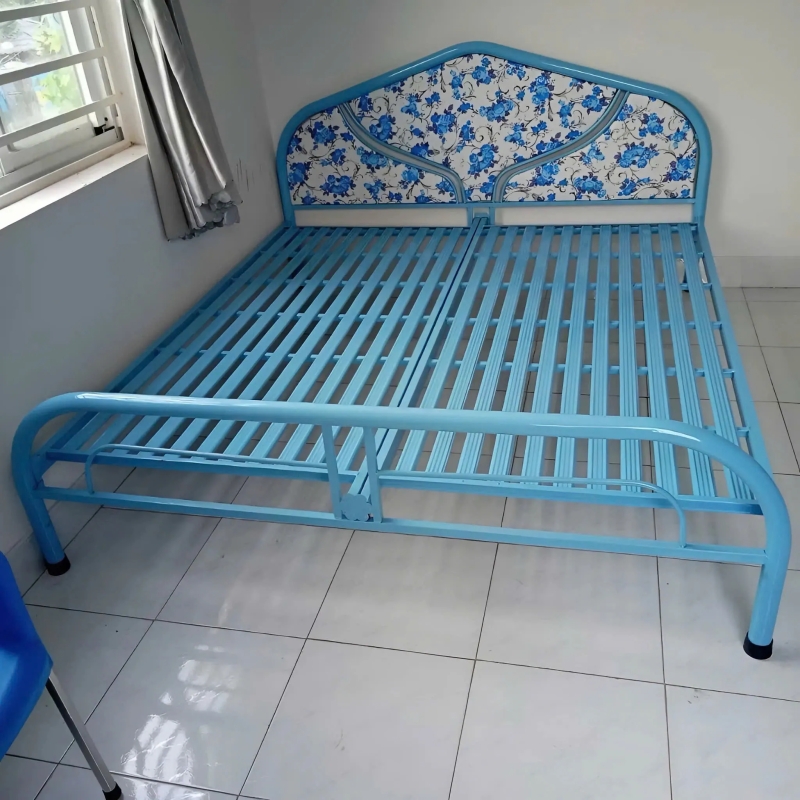 Giường Sắt Đẹp Giá Rẻ Phong Cách Hiện Đại - GN23
