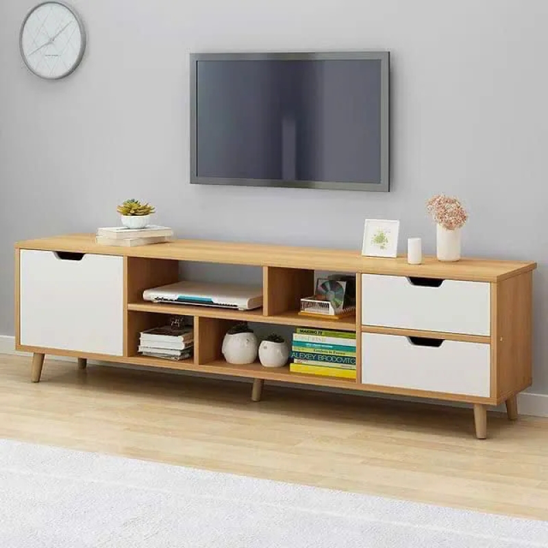 Kệ Tivi Gỗ Có Kệ & Hộc Tủ - KTV4
