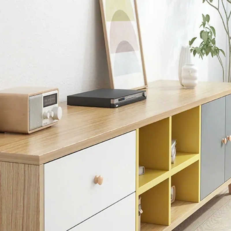 Kệ Tivi Gỗ Hiện Đại Có Ngăn Kéo & Hộc Tủ - KTV5