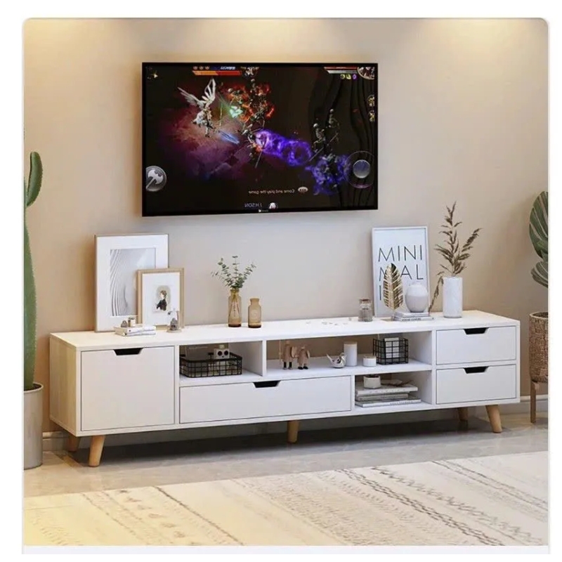 Kệ Tivi Gỗ Nhiều Ngăn Kéo Thiết Kế Hiện Đại - KTV7