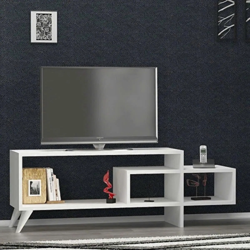  Kệ Tivi Gỗ Thiết Kế Lệch Cực Chất - KTV32