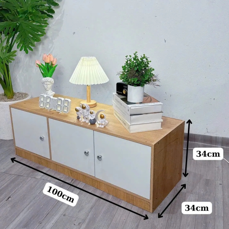  Kệ Tivi Trang Trí Gỗ Công Nghiệp Hiện Đại - KTV2