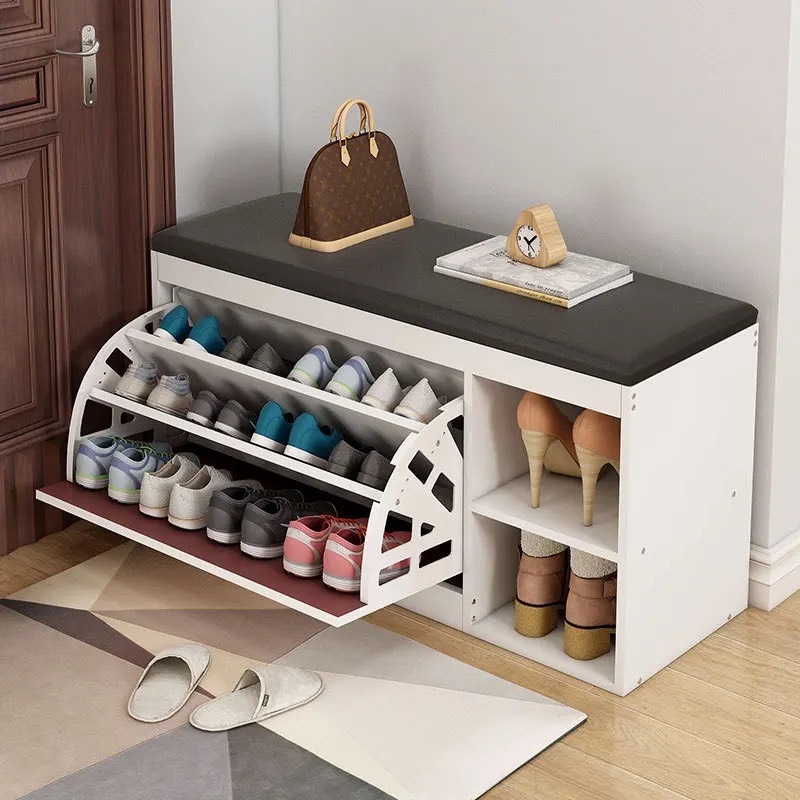 Kệ Giày Dép Kết Hợp Ghế Ngồi Tiện Lợi - KGD1
