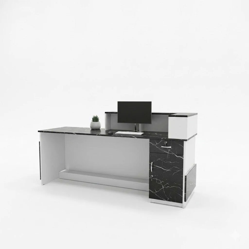 Quầy Lễ Tân Gỗ Đẹp Sang Trọng - LT24