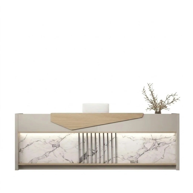 Quầy Lễ Tân Vân Đá Đẳng Cấp - LT51