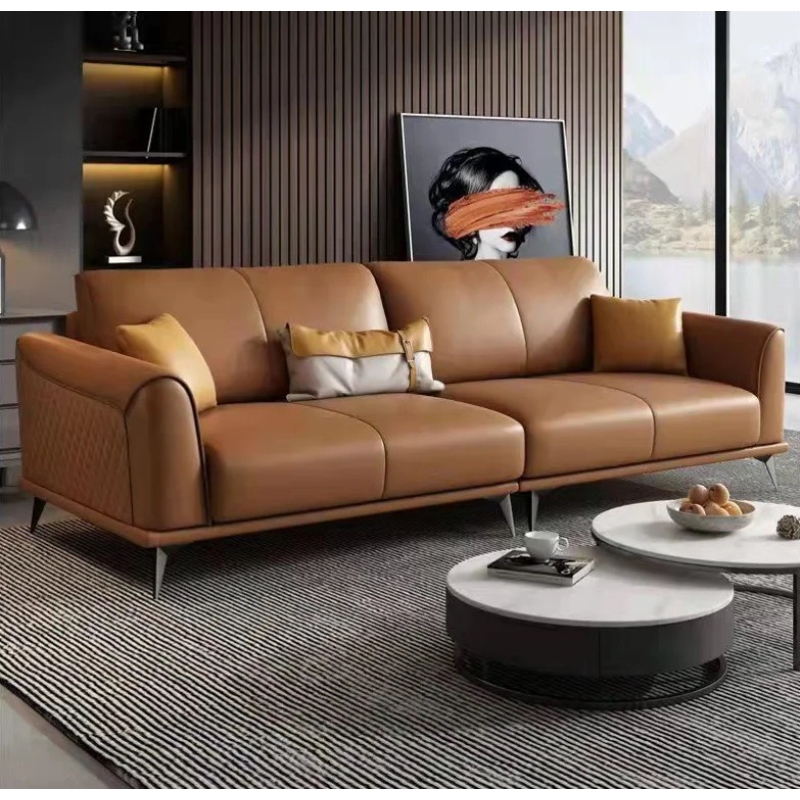 Ghế Sofa Băng Góc L Bọc Da Đẳng Cấp - SF19