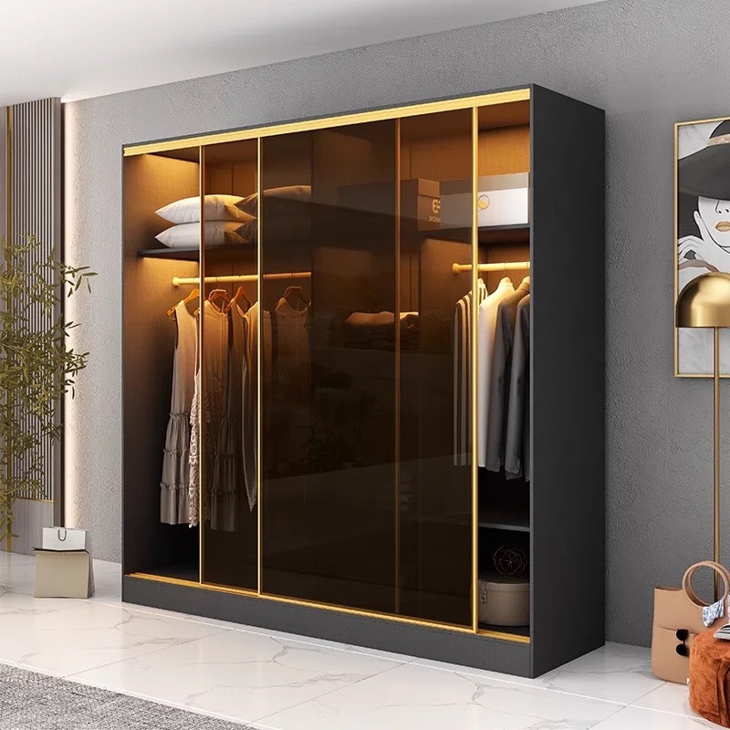 Tủ Quần Áo Cánh Kính Trong Suốt - TQA17