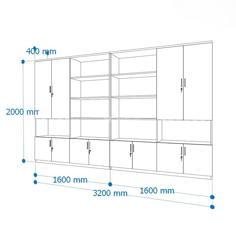Tủ Tài Liệu Văn Phòng Giám Đốc Cao Cấp - THS25