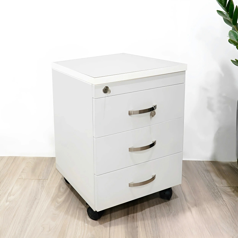 Tủ Phụ 3 Ngăn Di Động Màu Trắng - TP19