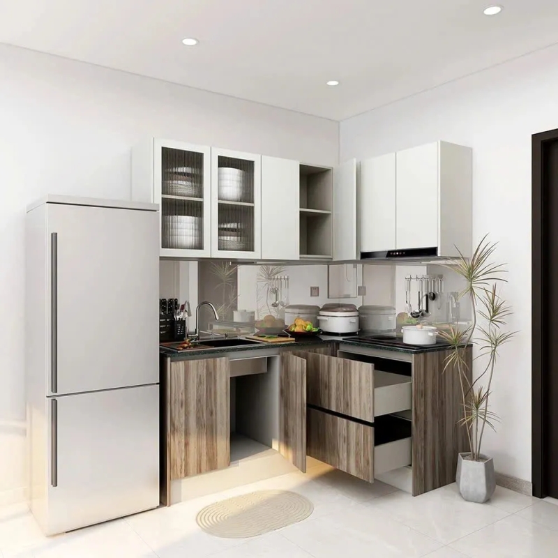 Tủ Bếp Dành Cho Căn Hộ Sang Trọng - TB06