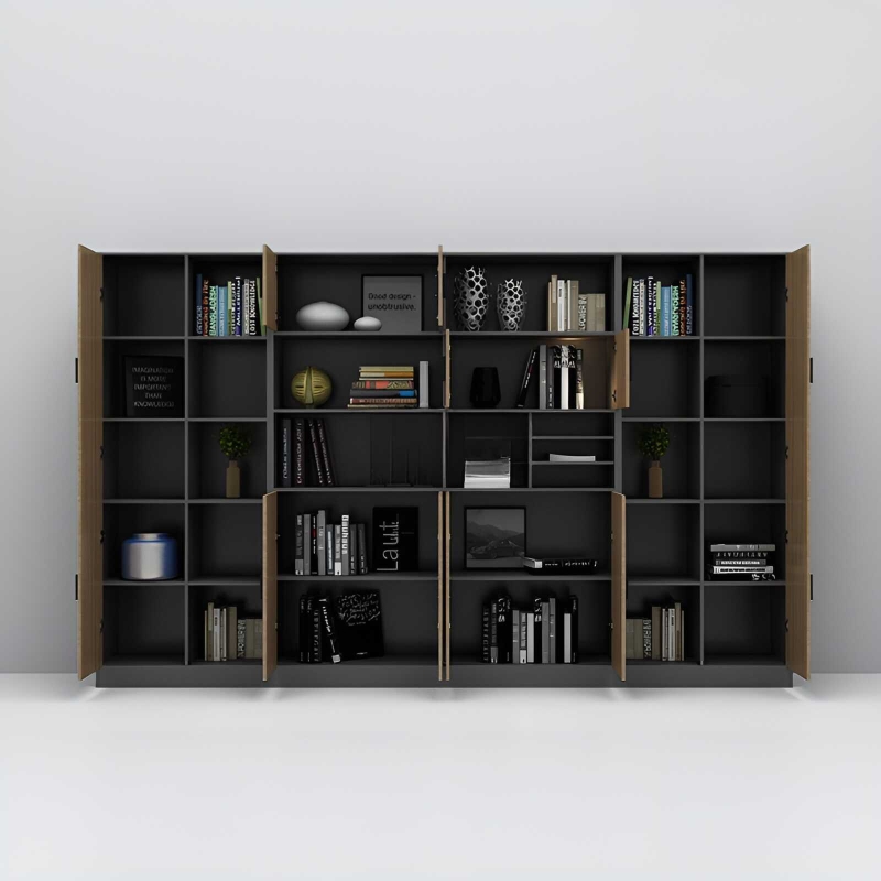 Tủ Tài Liệu Gỗ MDF Hiện Đại Giá Rẻ - THS26